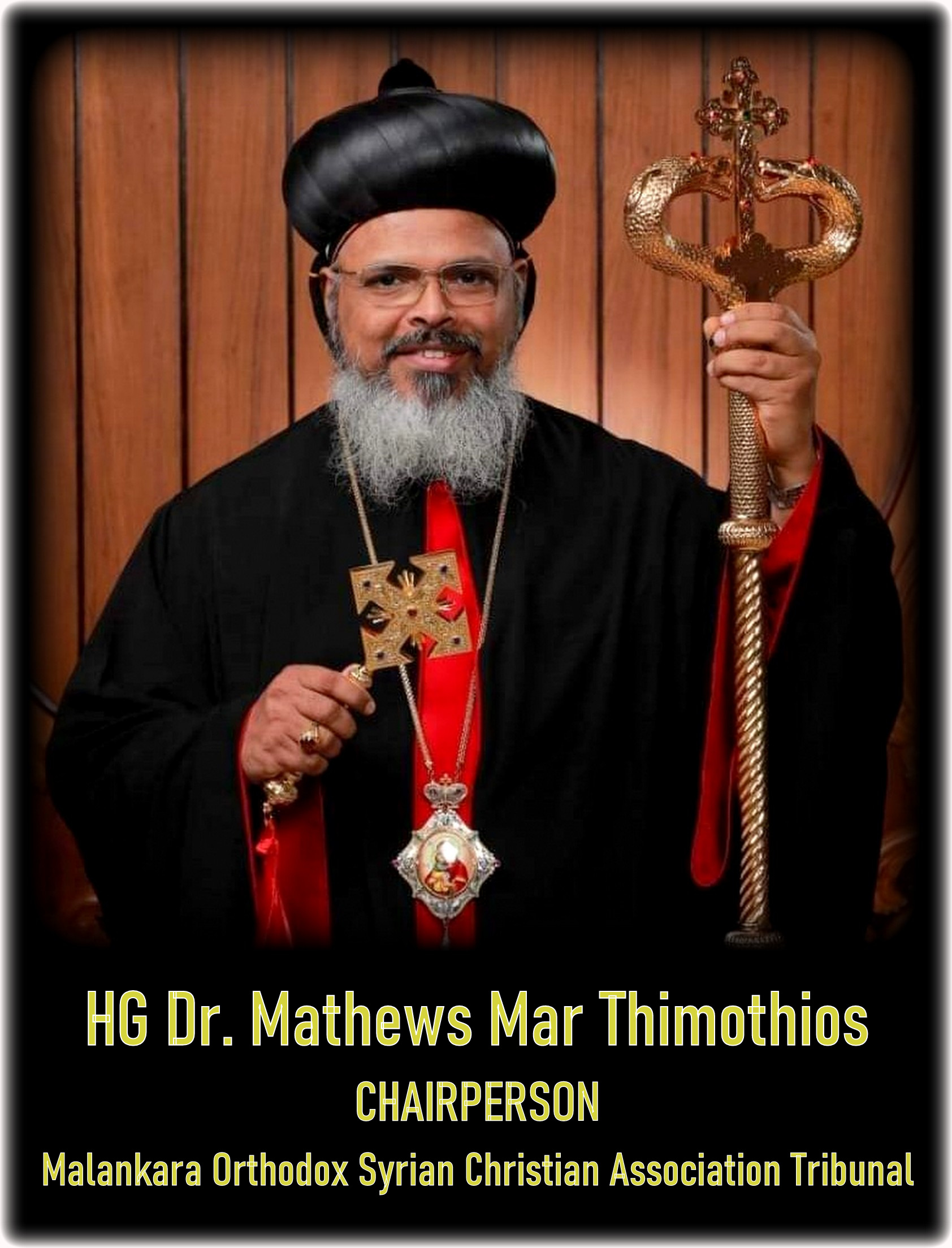 HG Dr. Mathews Mar Thimothios appointed as Malankara Orthodox Syrian Christian Association Tribunal Chairperson